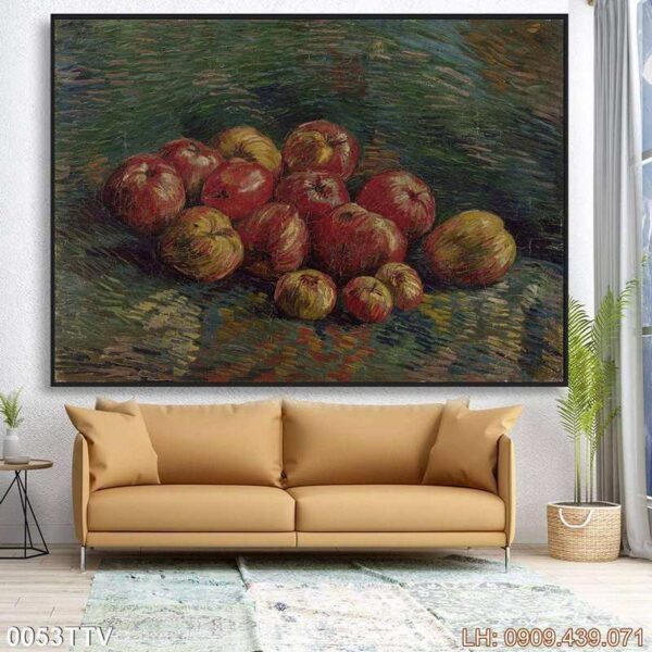 Bức tranh tĩnh vật hoa quả in nhanh - 053TTV