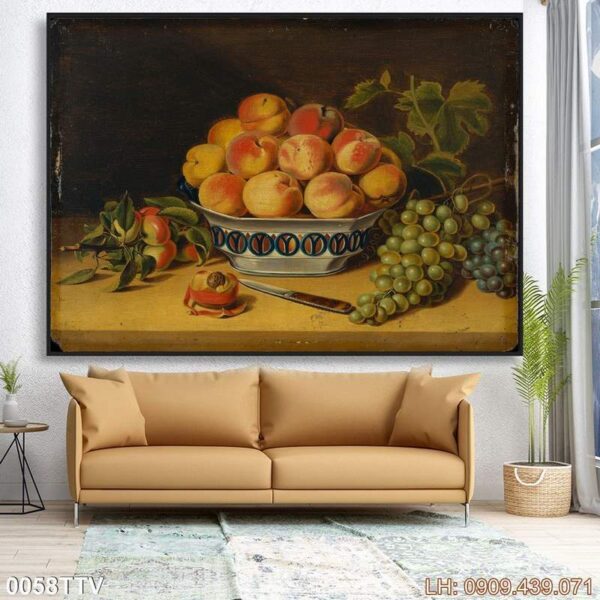 Bức tranh tĩnh vật ấn tượng - 058TTV
