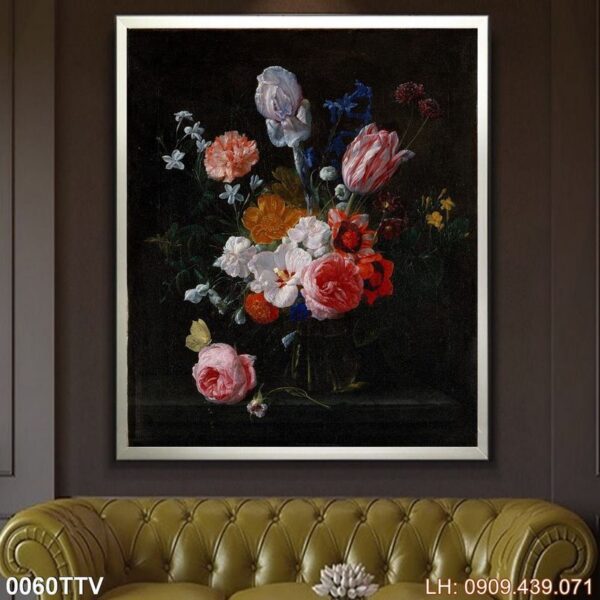 Tranh ảnh sơn dầu dán kiếng - 060TTV