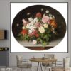 Tranh tĩnh vật bình hoa treo phòng ngủ - 613TTV