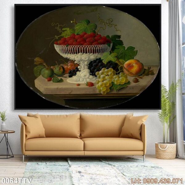 Tranh ảnh phong cách sơn dầu in laminate - 064TTV