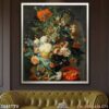 Mẫu tranh tĩnh vật bình hoa khổ lớn - 691TTV