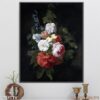 Tranh vẽ tĩnh vật bình hoa truyền thống - 751TTV