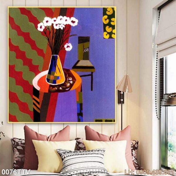 Tranh phong cách sơn dầu truyền thống - 076TTV