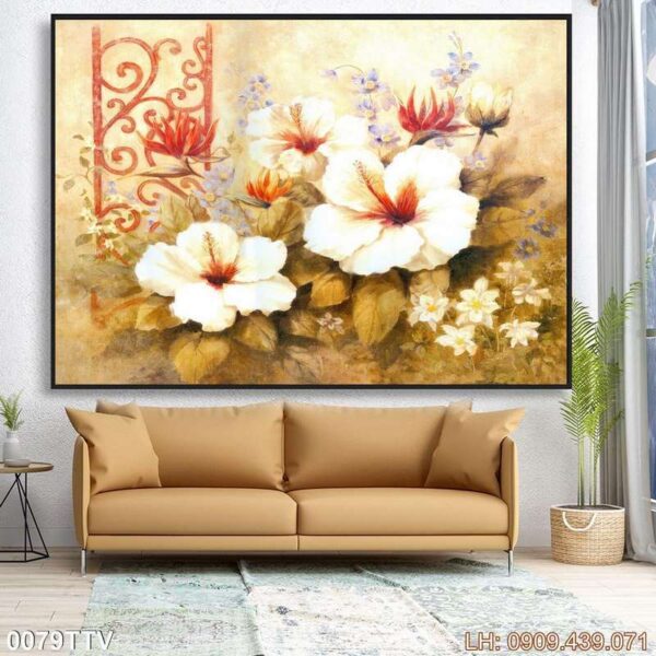 Tranh ảnh tĩnh vật hoa quả treo khách sạn - 079TTV