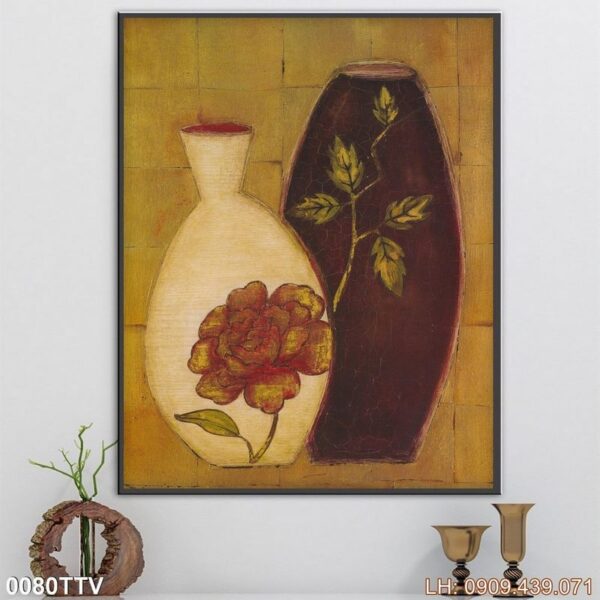 Tranh tĩnh vật hoa quả in canvas - 080TTV