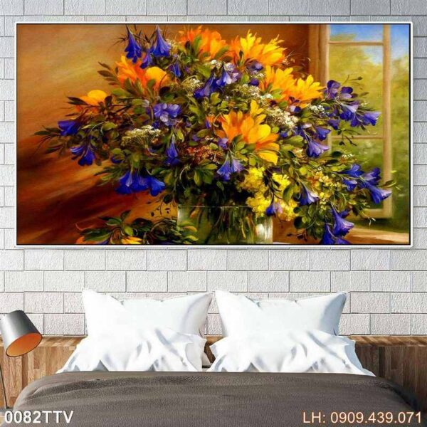 Tranh tĩnh vật hoa quả in nhanh - 082TTV