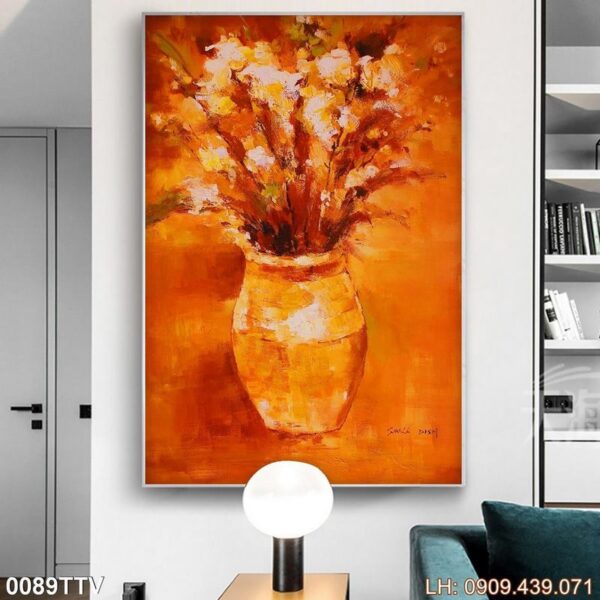 Tranh ảnh phong cách sơn dầu treo khách sạn - 089TTV