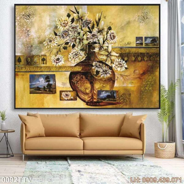 Tranh tĩnh vật hoa quả giá rẻ - 092TTV