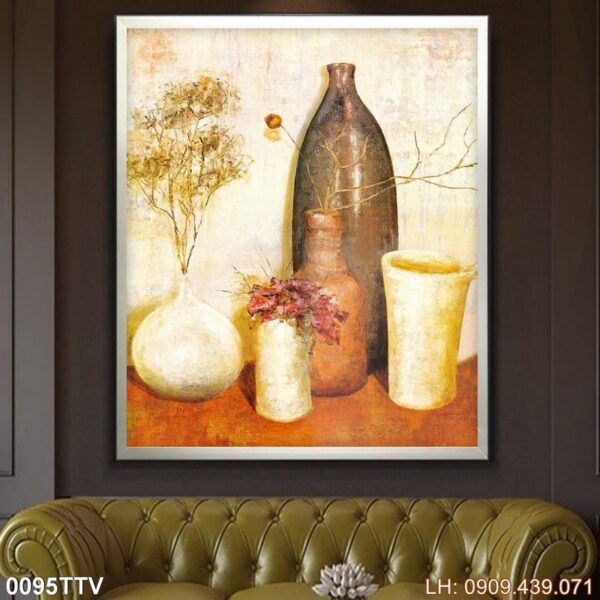 Tranh ảnh phong cách sơn dầu dán tường - 095TTV